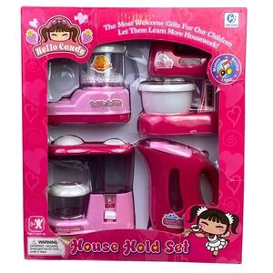 Household Kitchen Appliance Pretend Playset Interactive Sensory Motion Sound